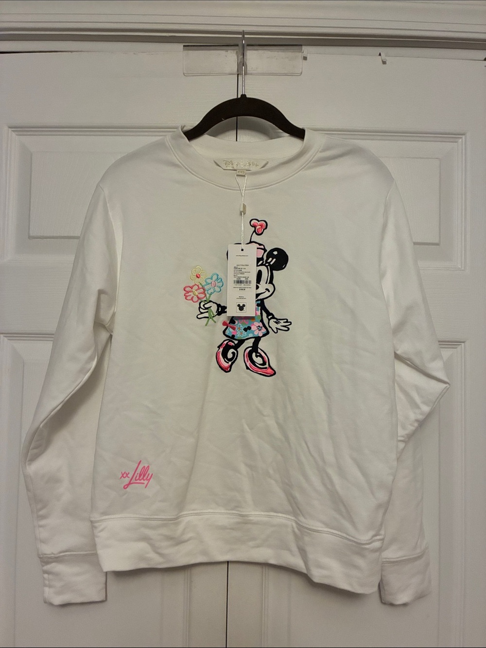 NWT Disney x Lilly Pulitzer Ballad Sweatshirt Lilly Hearts Disney XXS